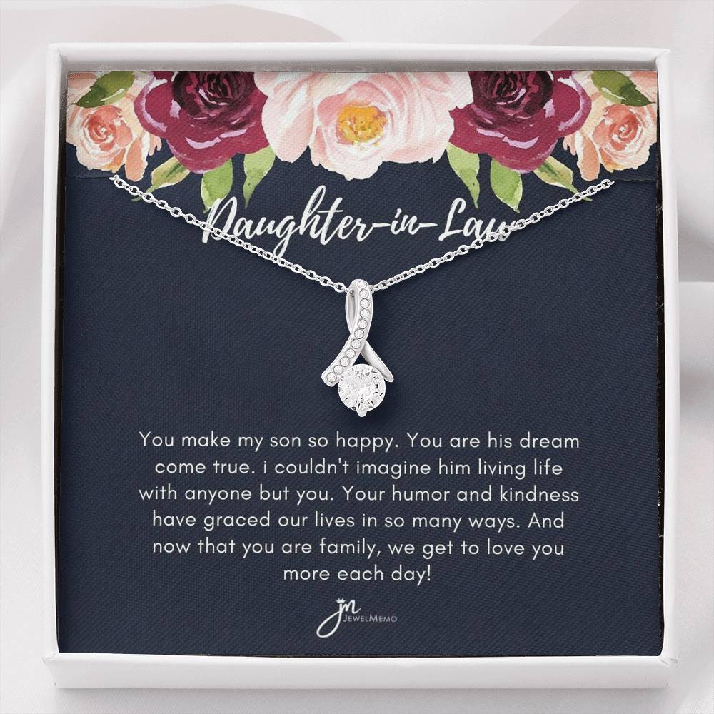 For Daughter-In-Law Alluring Beauty Necklace