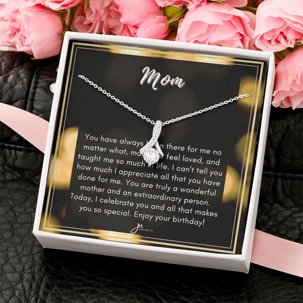 Alluring Beauty Birthday Necklace - A Wonderful Mother
