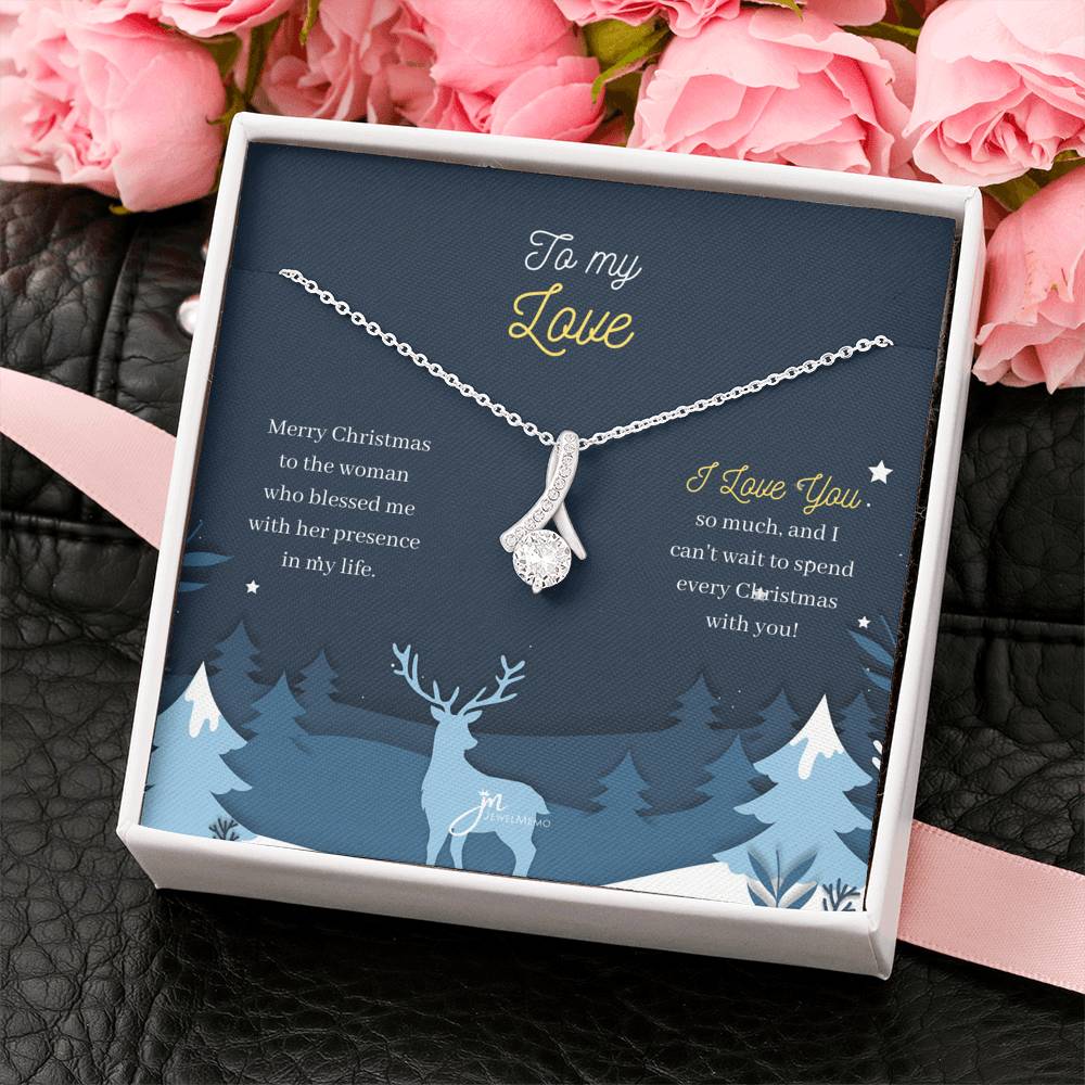 To My Love Alluring Beauty Christmas Necklace
