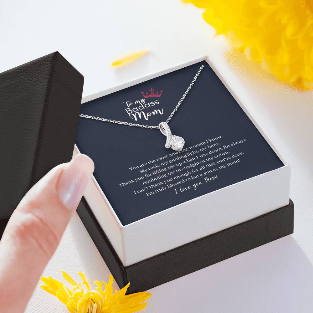 To My Badass Mom Alluring Necklace - The Most Amazing Woman