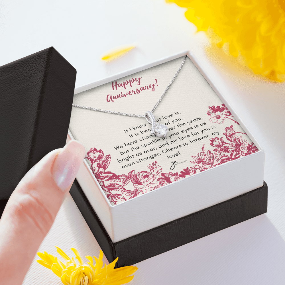 Alluring Beauty Anniversary Necklace - Cheers To Forever
