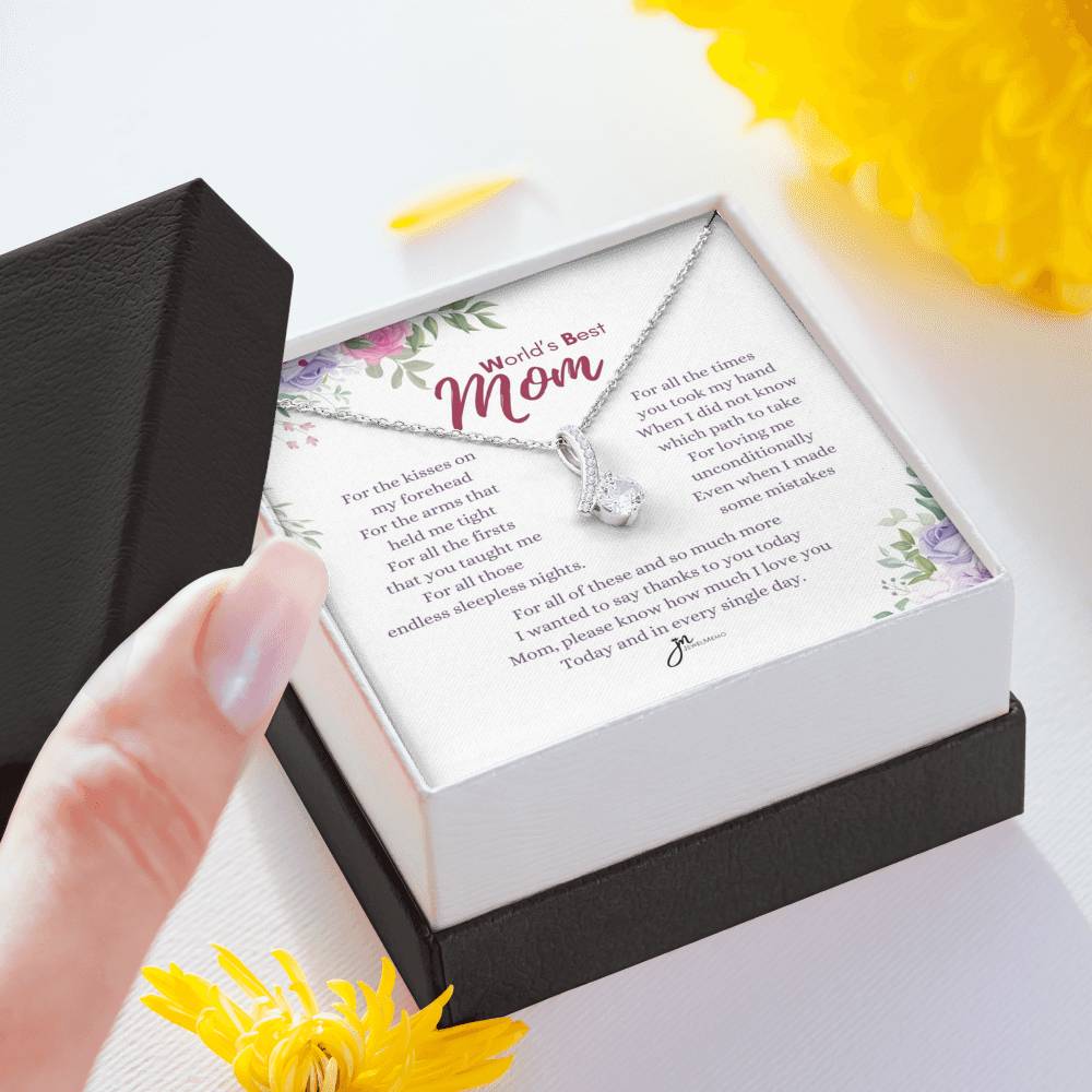Mom Alluring Beauty Necklace - World's Best Mom