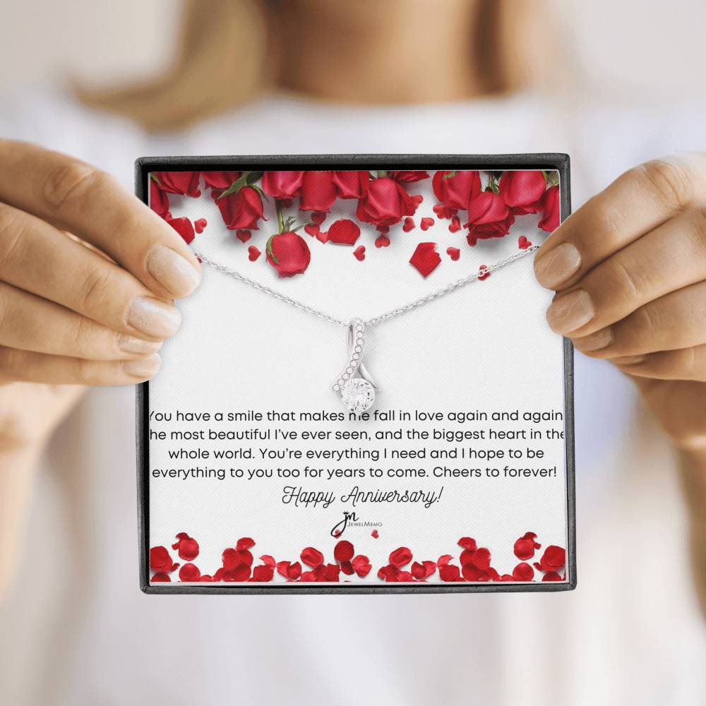 Alluring Beauty Anniversary Necklace - You're Everything I Need