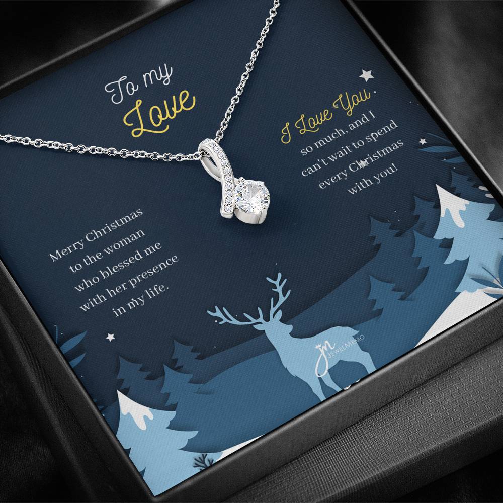To My Love Alluring Beauty Christmas Necklace