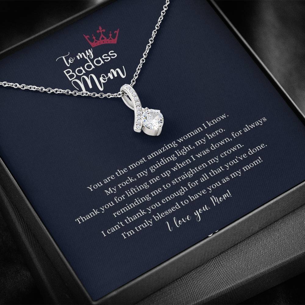 To My Badass Mom Alluring Necklace - The Most Amazing Woman
