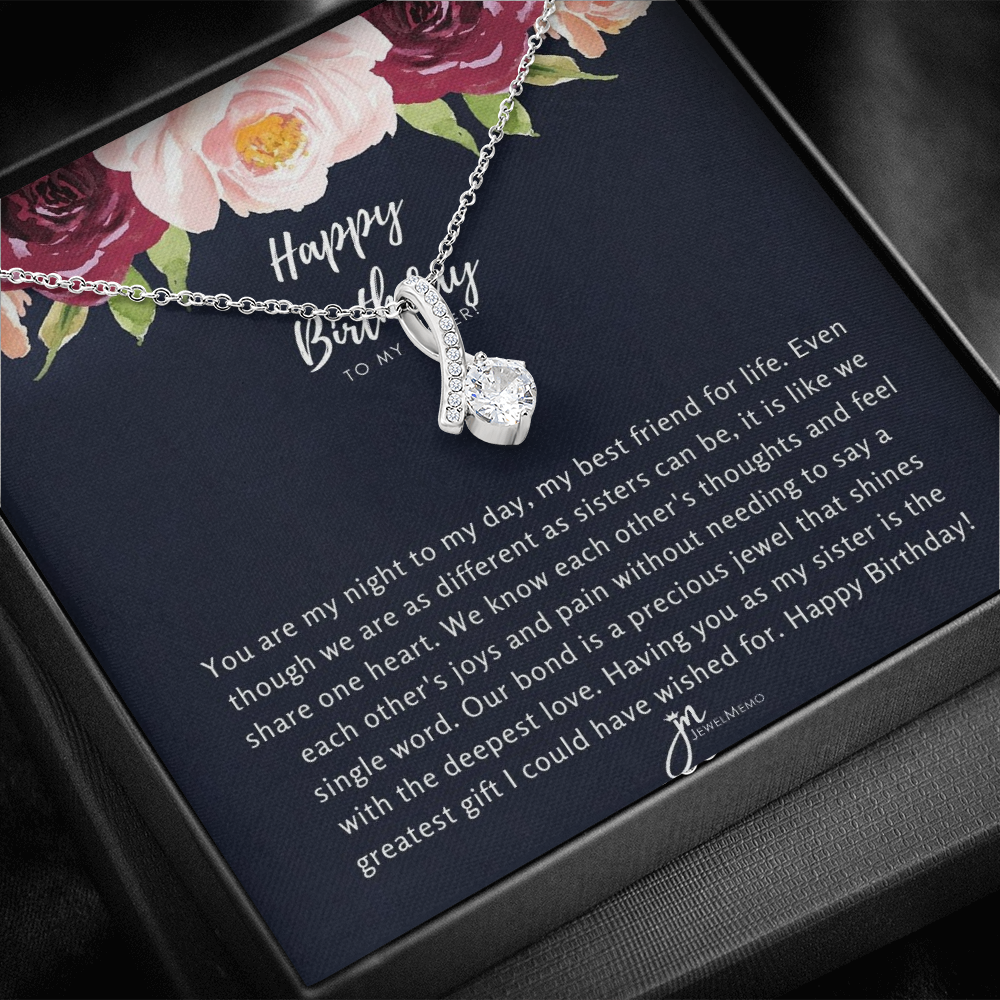Alluring Beauty Birthday Necklace - My Best Friend For Life