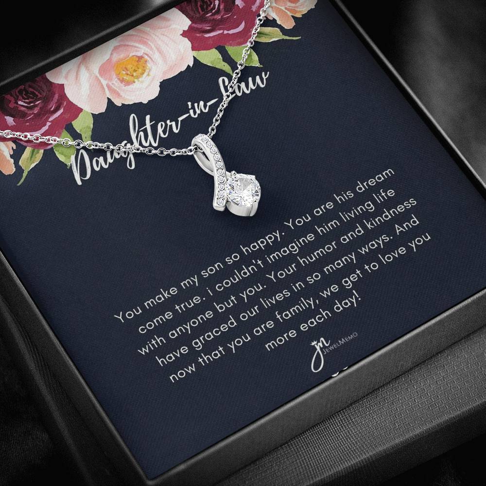 For Daughter-In-Law Alluring Beauty Necklace
