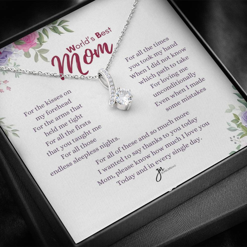 Mom Alluring Beauty Necklace - World's Best Mom