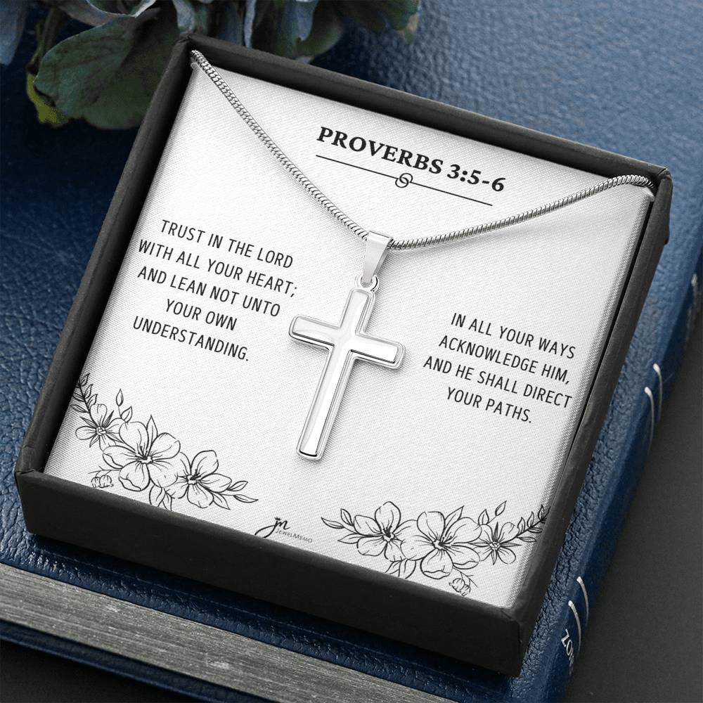 Cross Necklace - Trust In The Lord