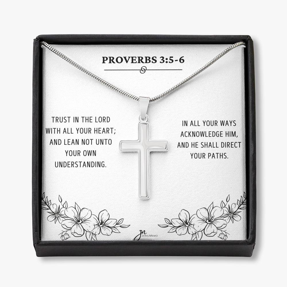 Cross Necklace - Trust In The Lord