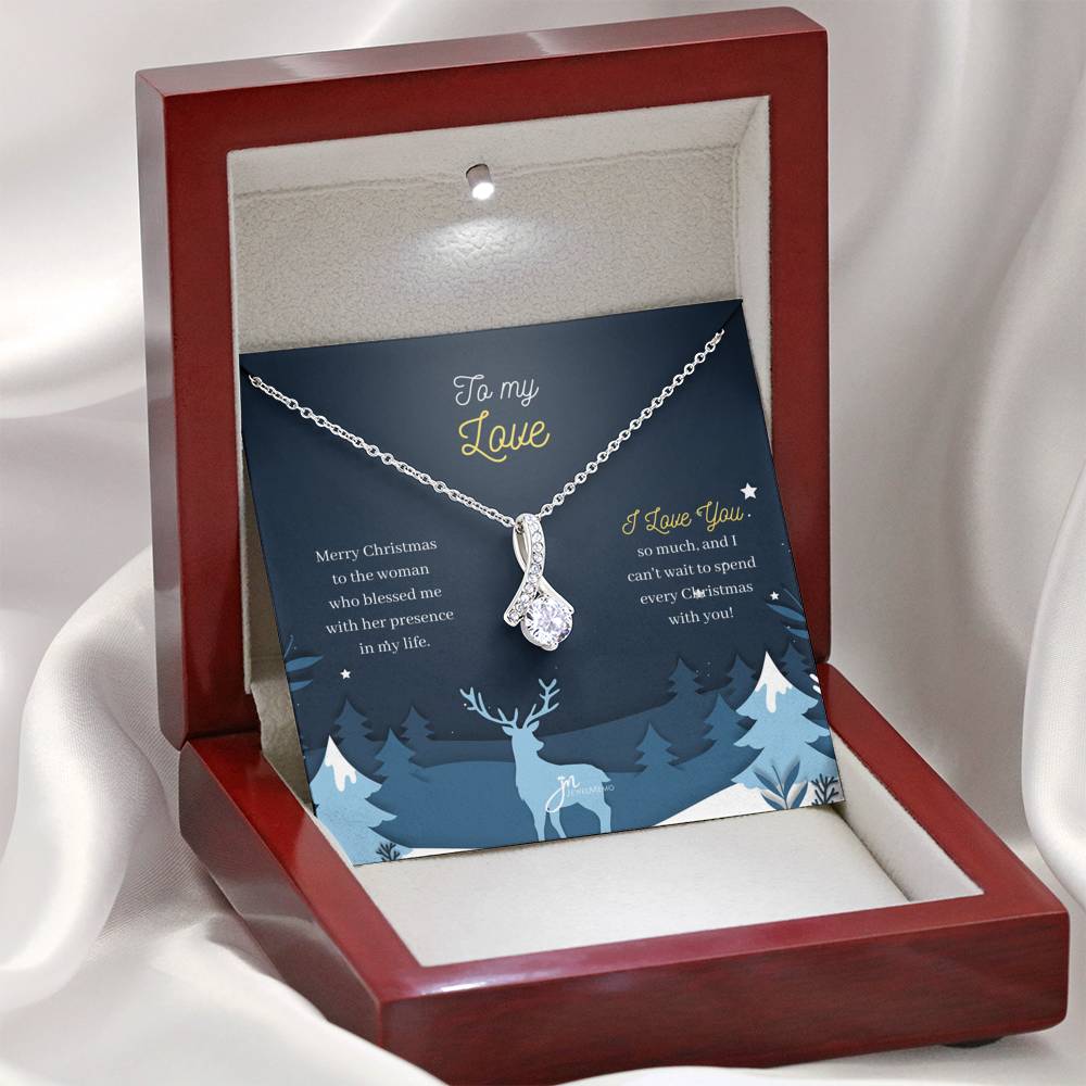 To My Love Alluring Beauty Christmas Necklace