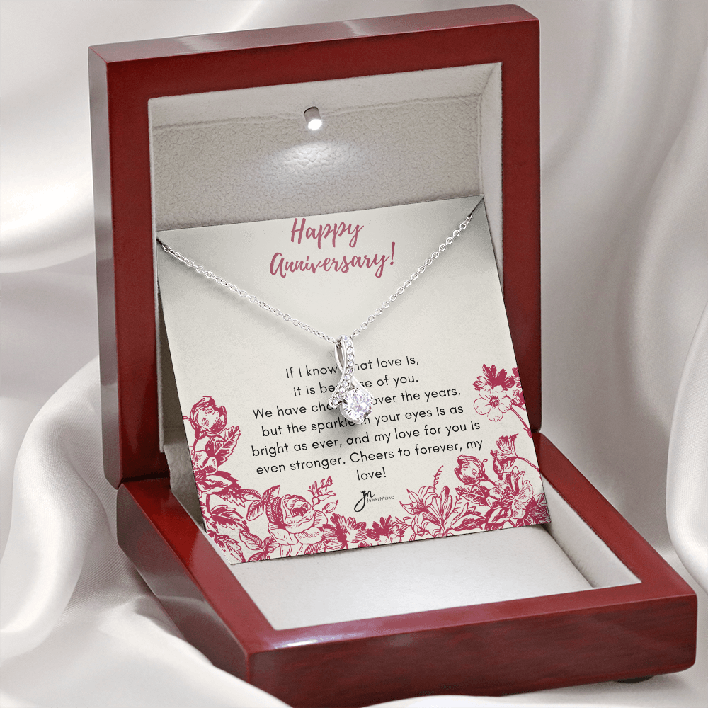Alluring Beauty Anniversary Necklace - Cheers To Forever