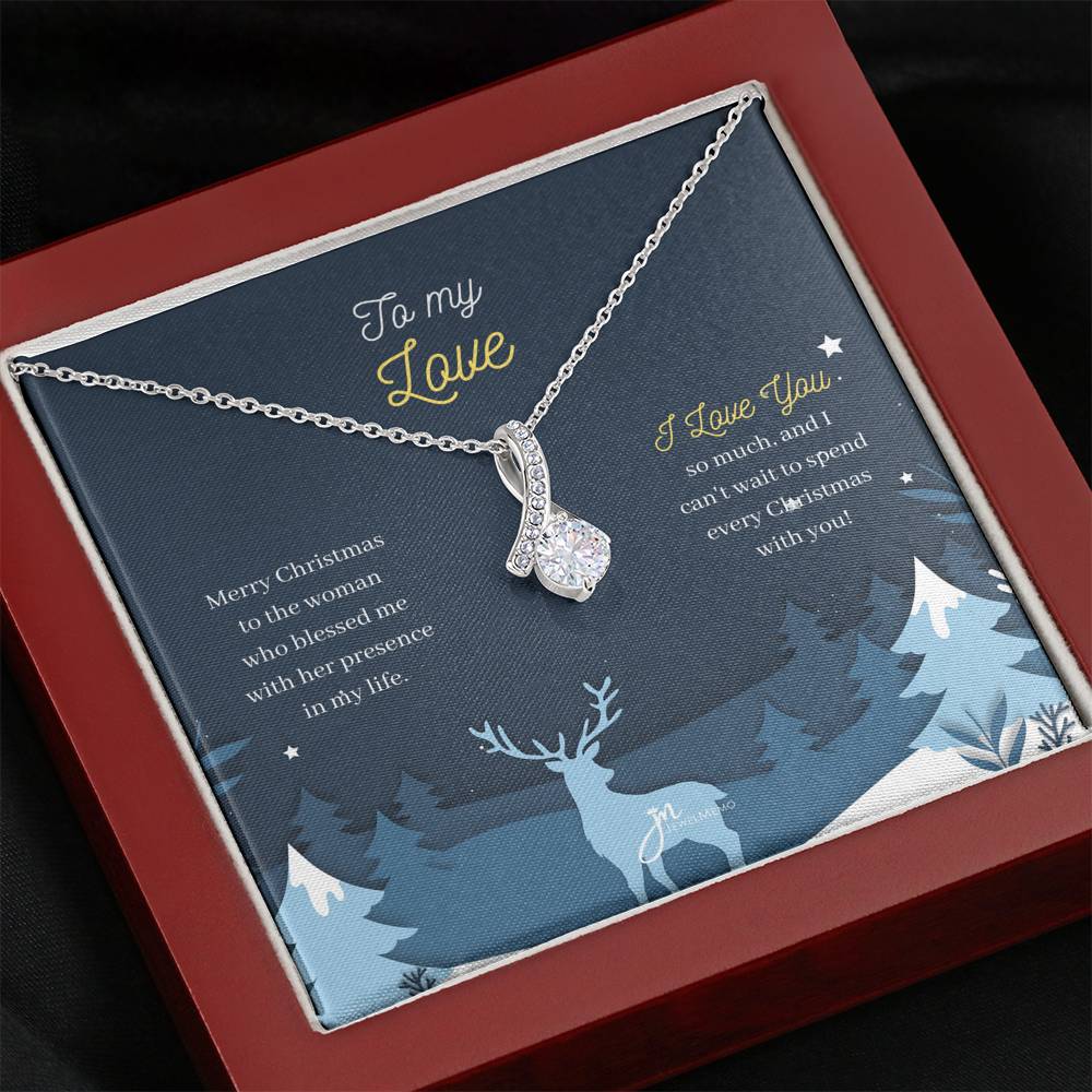 To My Love Alluring Beauty Christmas Necklace