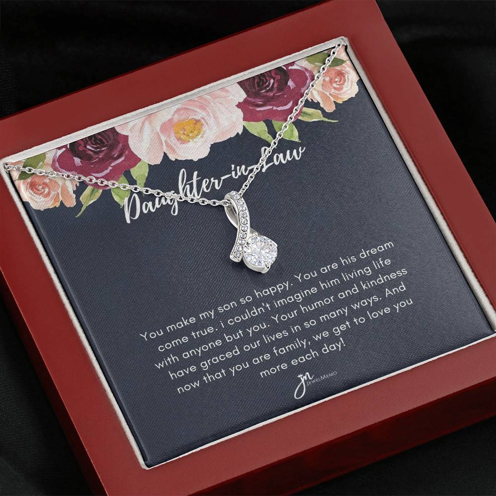 For Daughter-In-Law Alluring Beauty Necklace