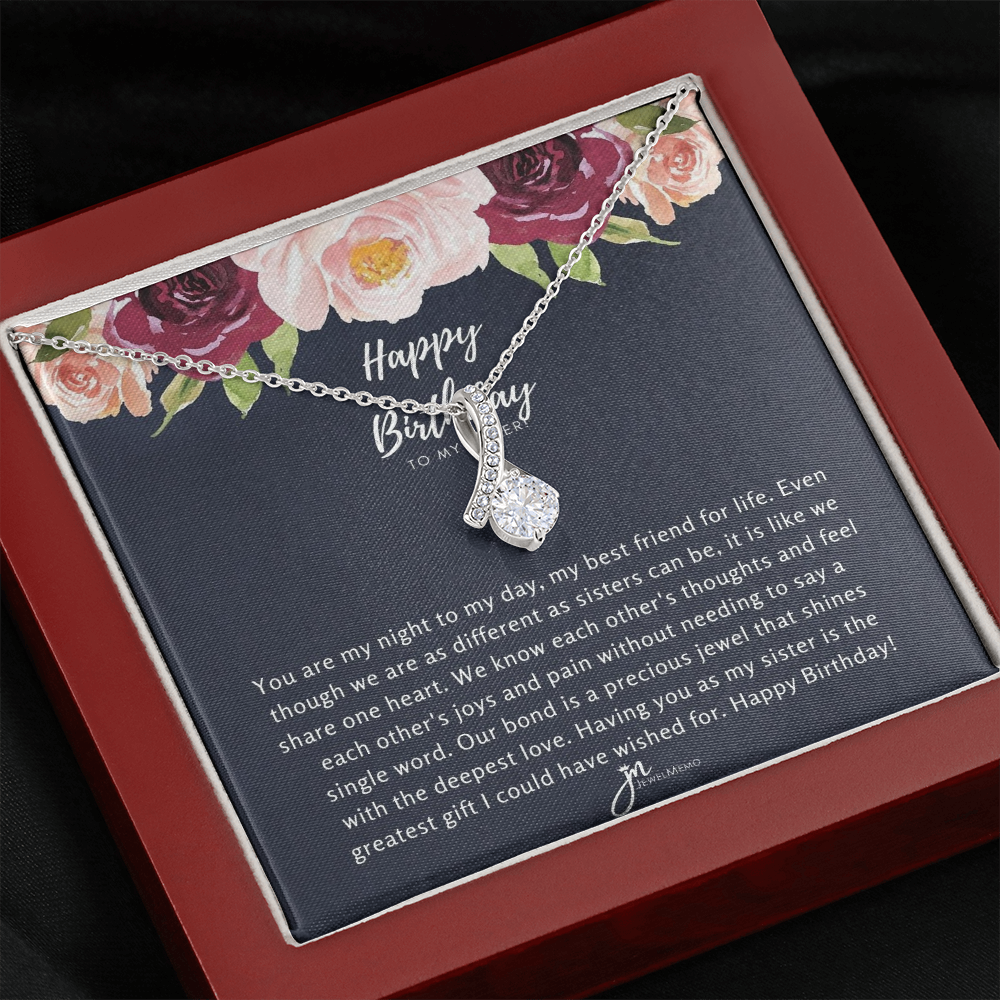 Alluring Beauty Birthday Necklace - My Best Friend For Life