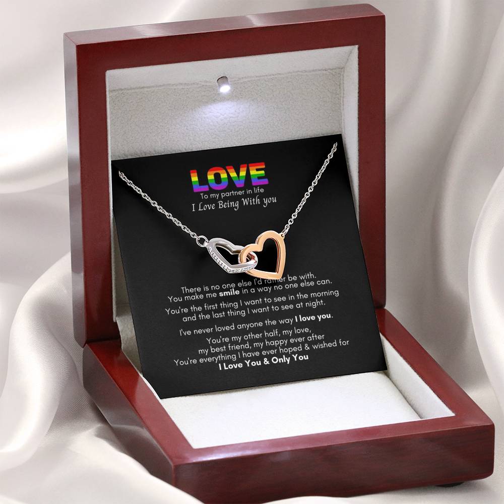 Pride Necklace - I Love Being With You