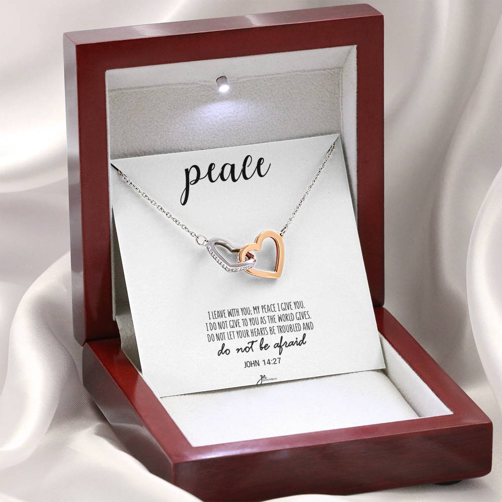 Cross Necklace - Peace
