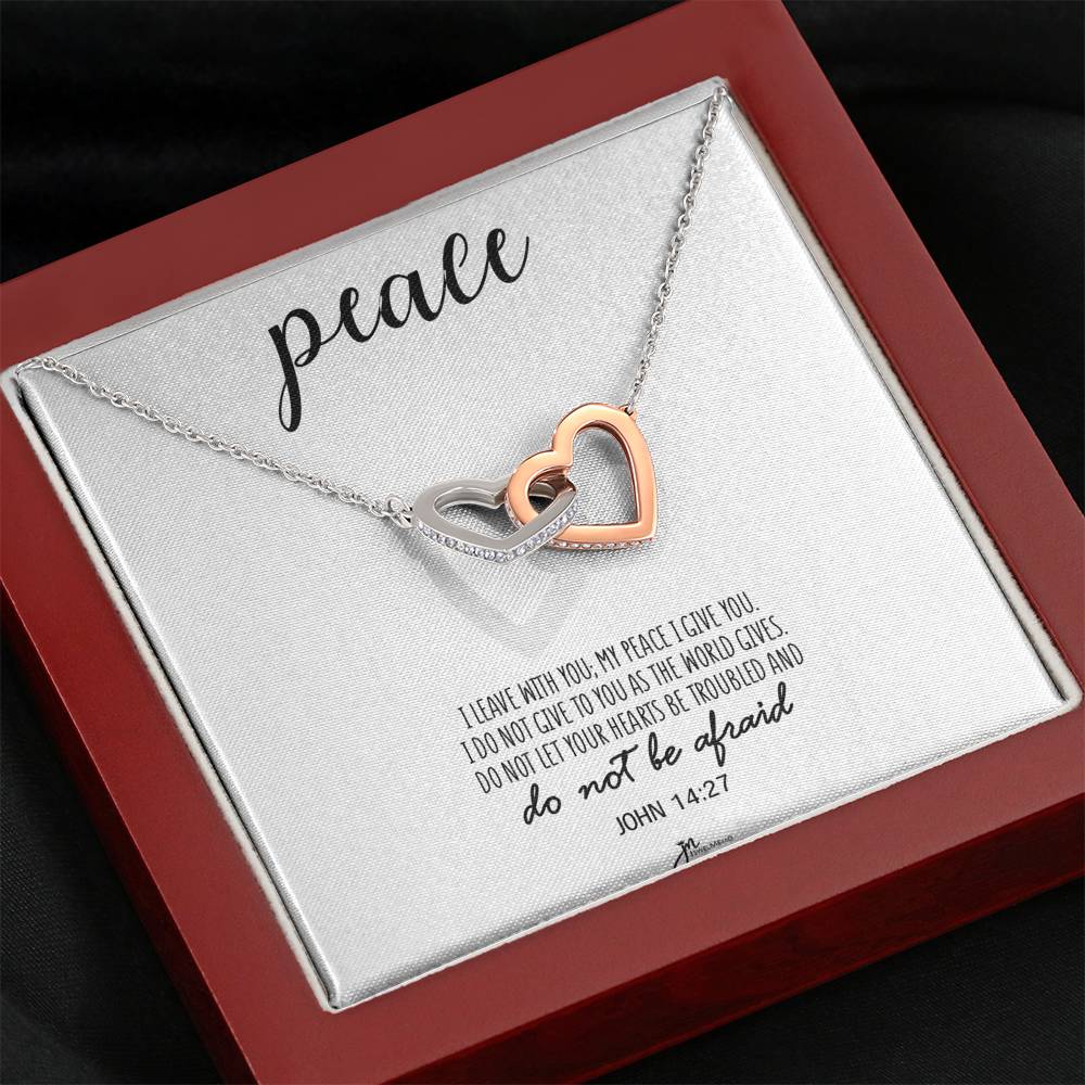 Cross Necklace - Peace