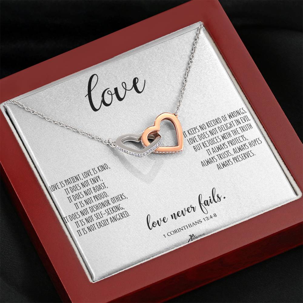 Cross Necklace - Love