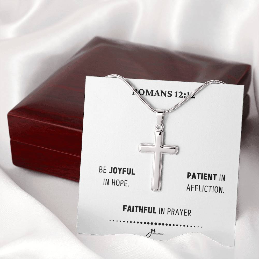 Cross Necklace - Faithful In Prayer