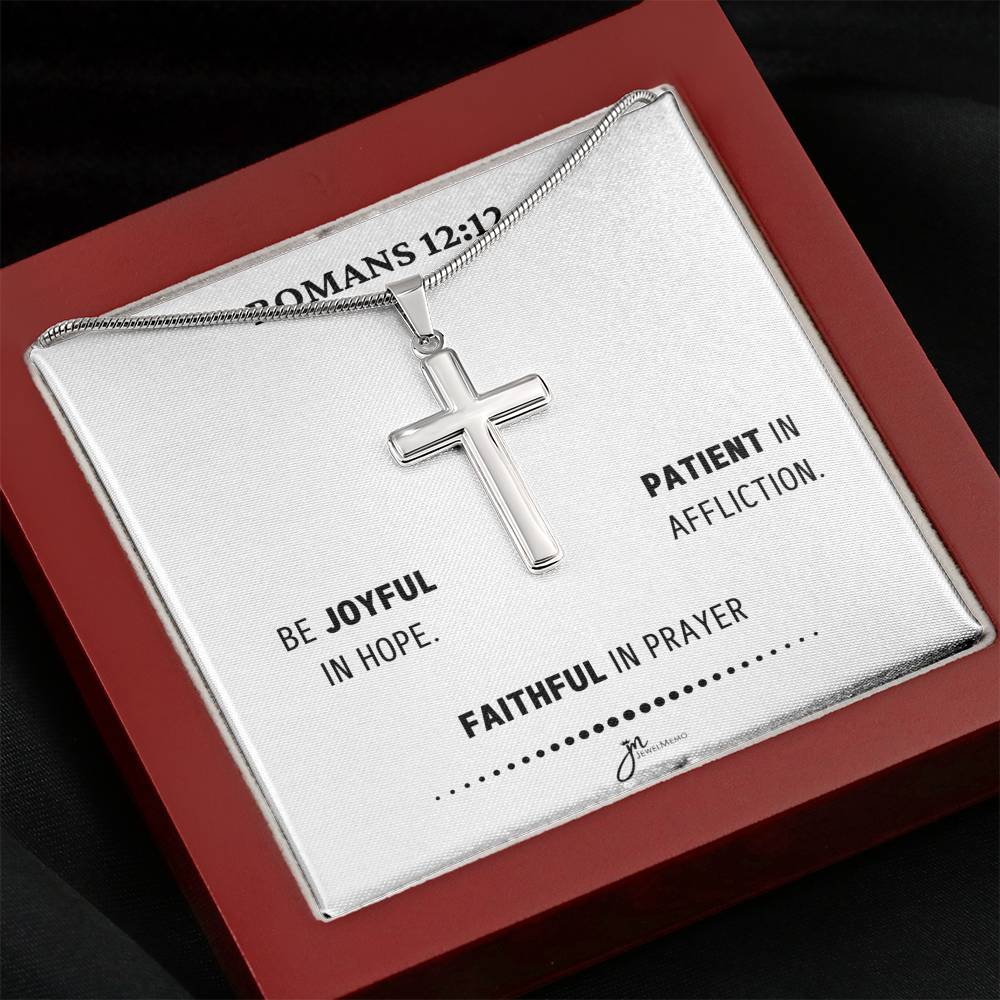 Cross Necklace - Faithful In Prayer