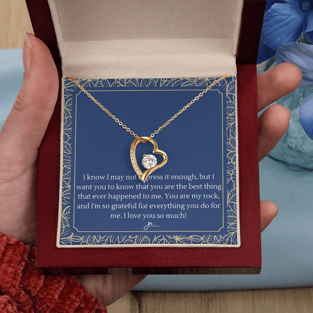Your Are My Rock Forever Love Necklace