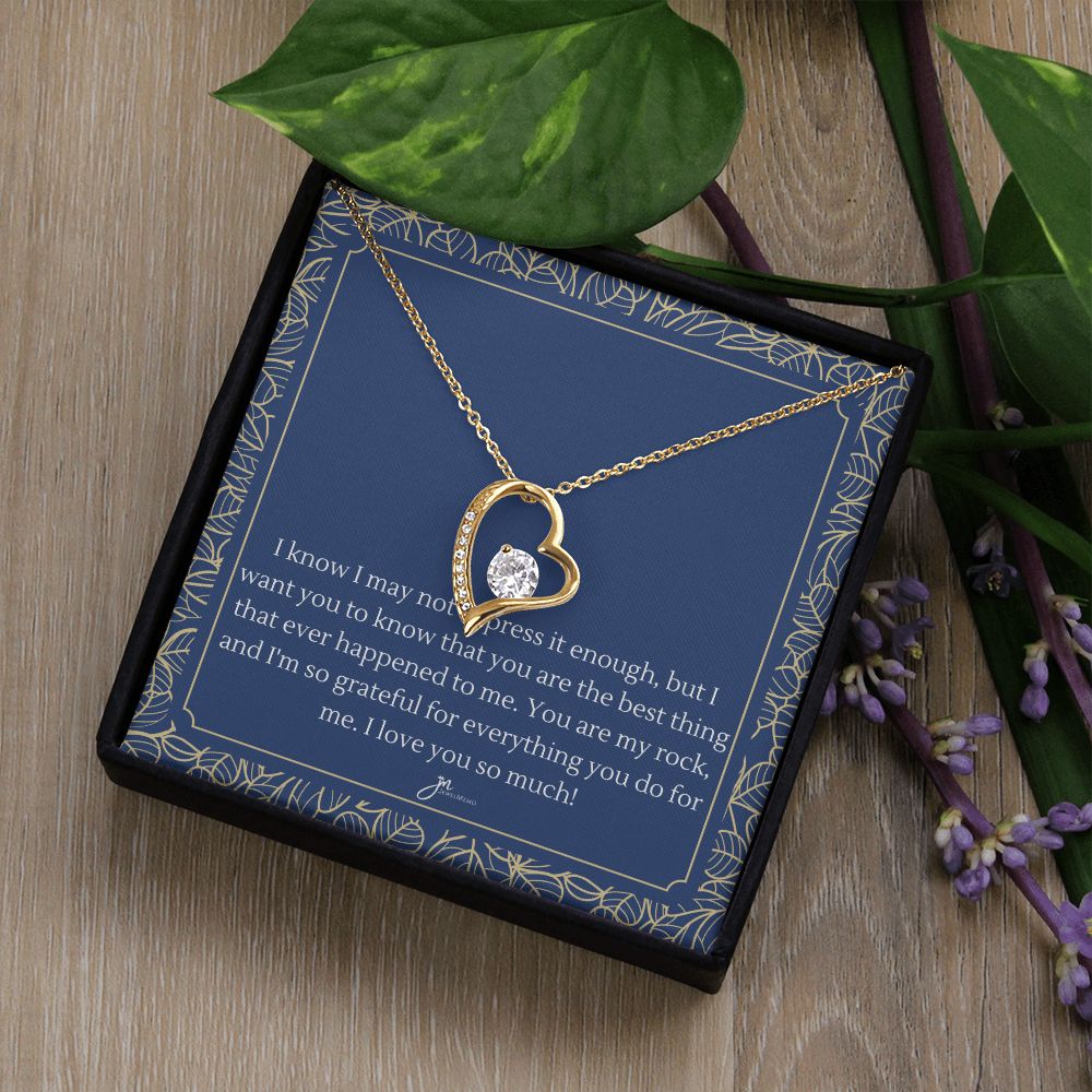 Your Are My Rock Forever Love Necklace