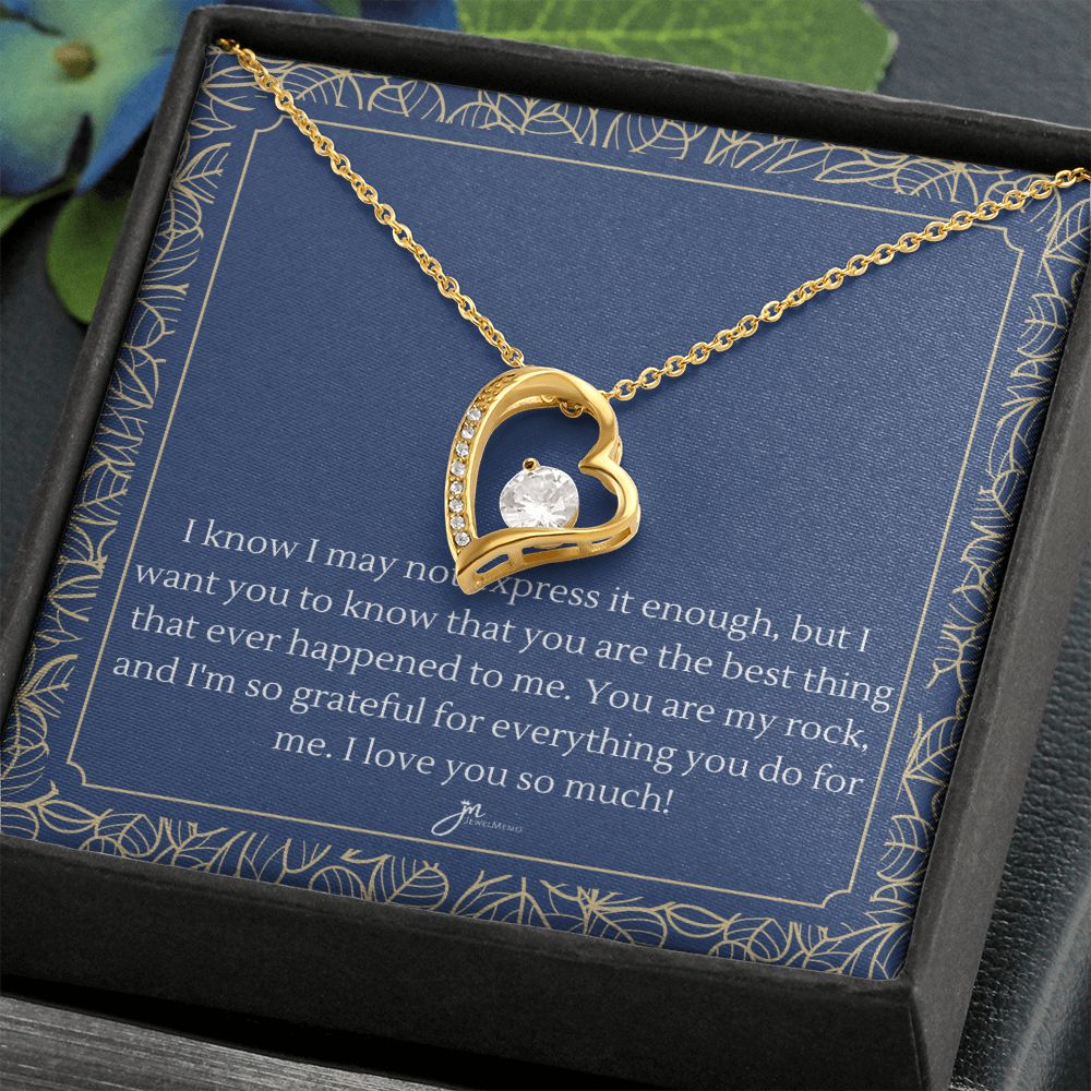 Your Are My Rock Forever Love Necklace