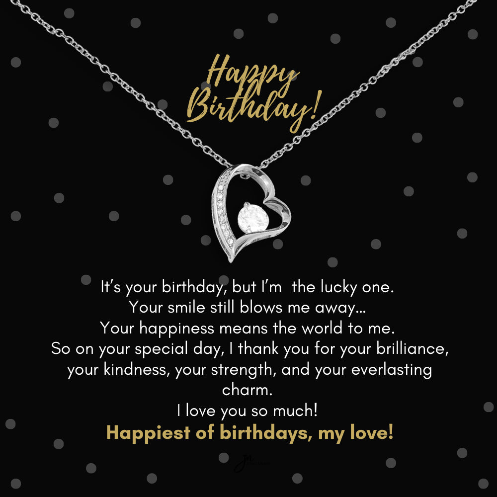 Forever Love Birthday Necklace - Your Everlasting Charm
