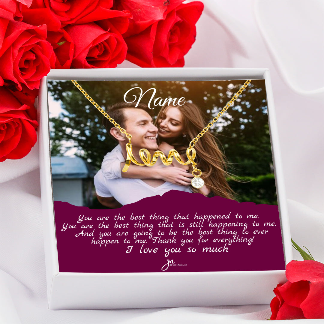 Best Thing Ever Custom Image Necklace