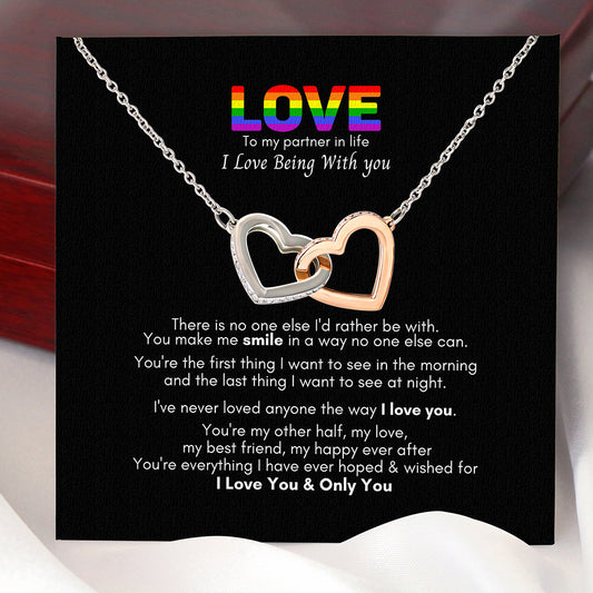 Pride Necklace - I Love Being With You