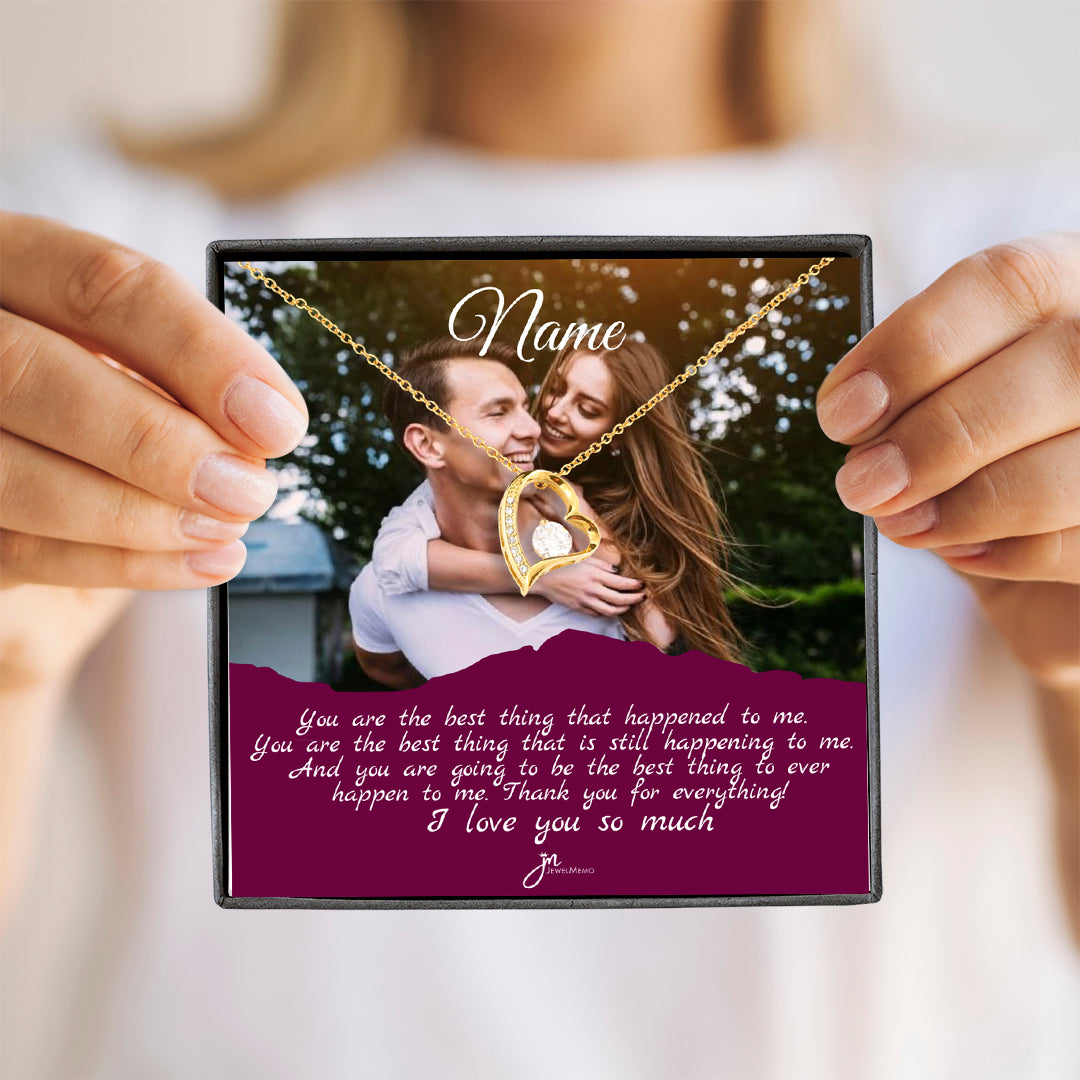 Best Thing Ever Custom Image Necklace