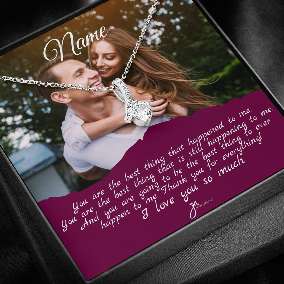 Best Thing Ever Custom Image Necklace