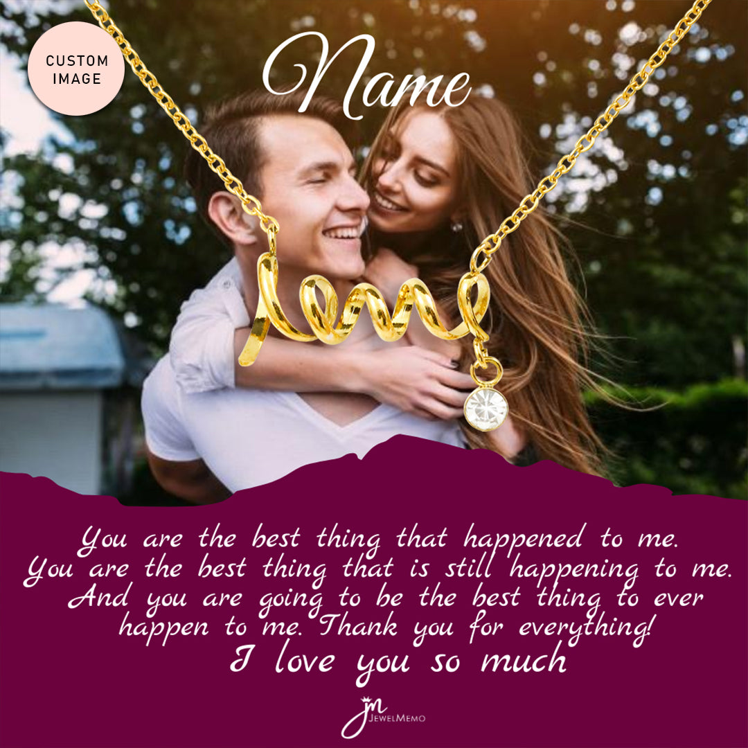 Best Thing Ever Custom Image Necklace