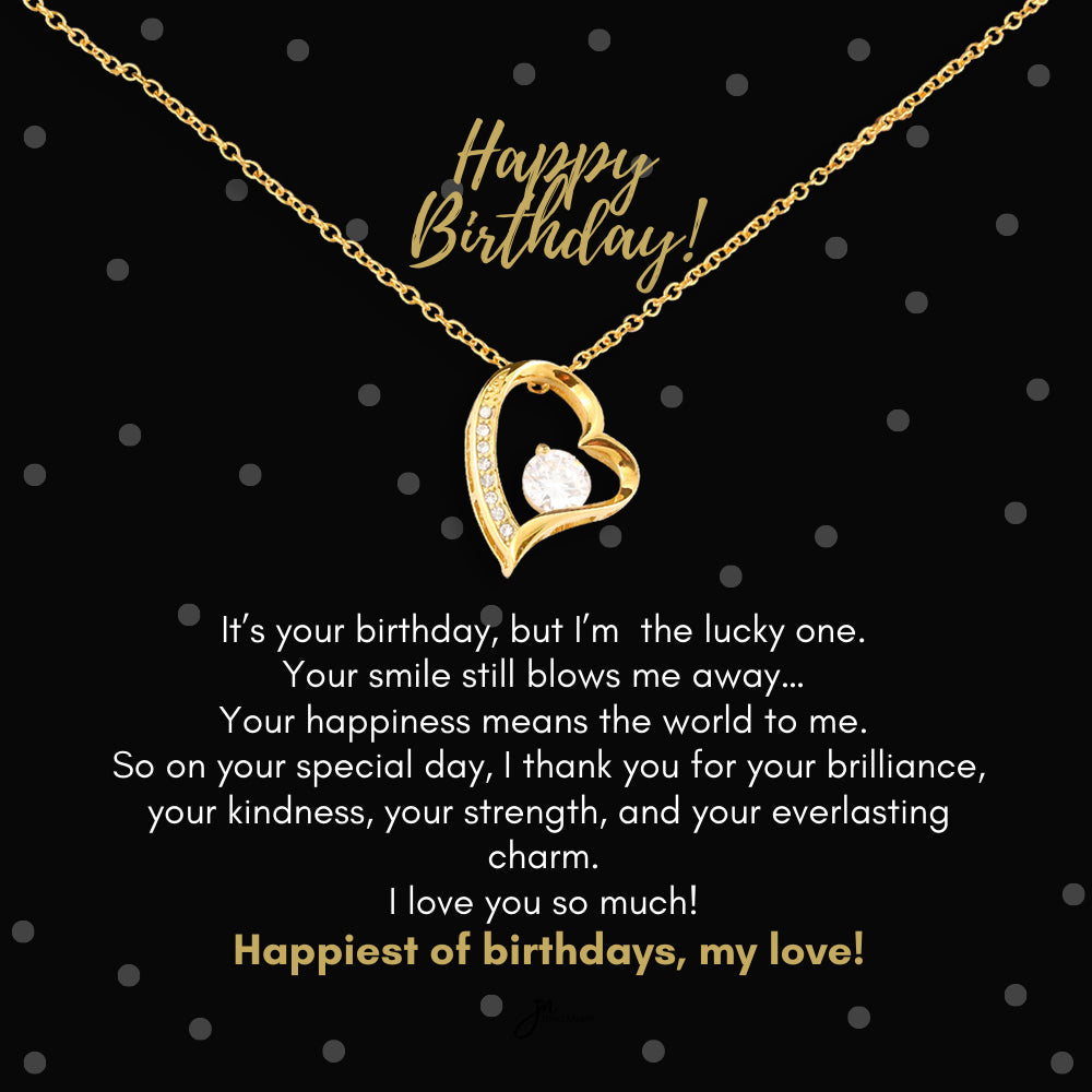 Forever Love Birthday Necklace - Your Everlasting Charm
