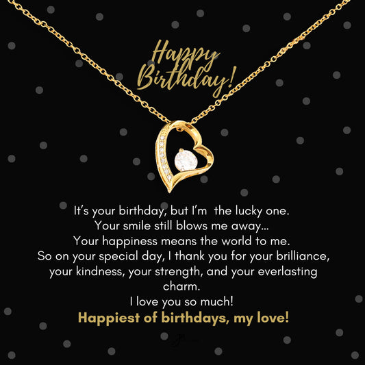 Forever Love Birthday Necklace - Your Everlasting Charm