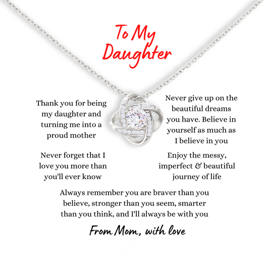 From Mom With Love - Love Knot Necklace