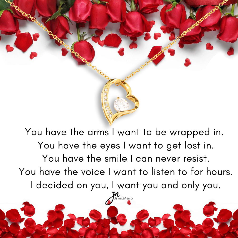I Want You Forever Love Necklace
