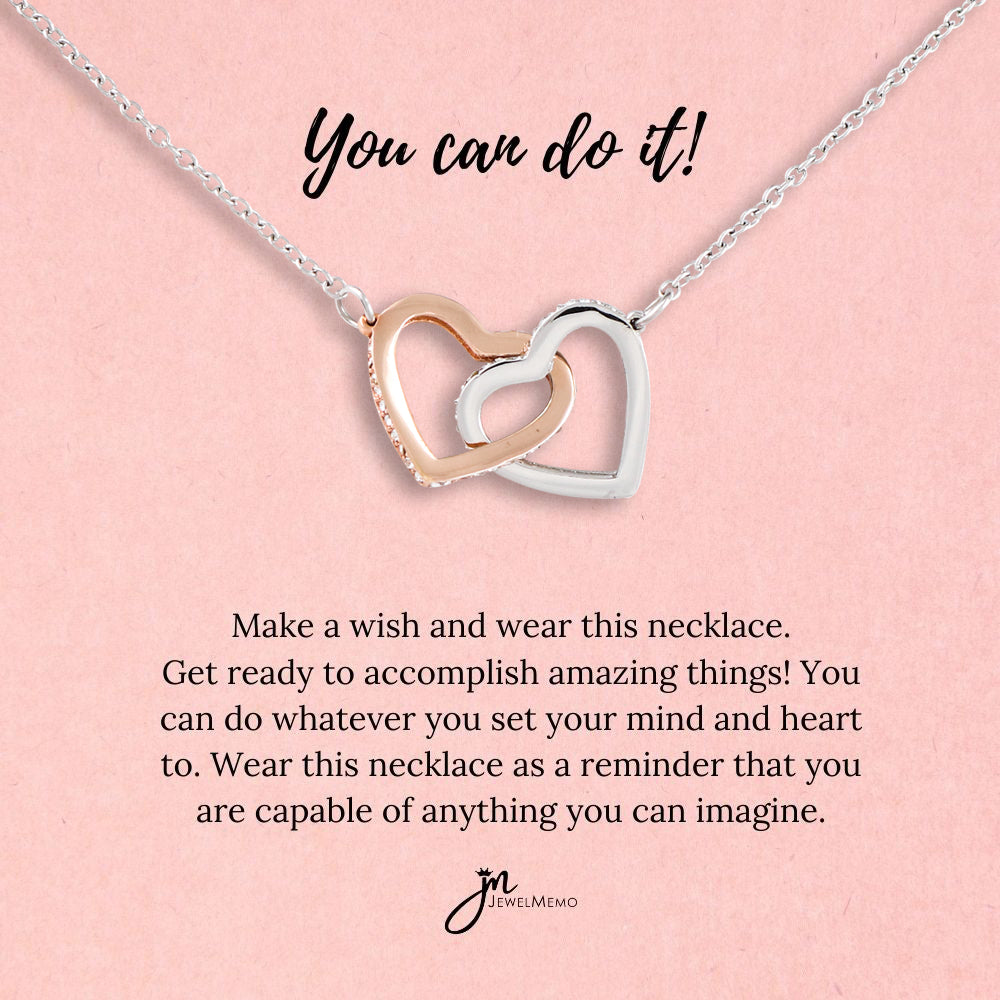 Special Message Necklace - You Can Do It!