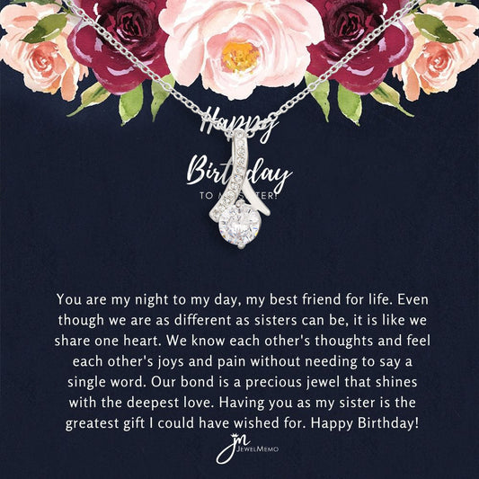 Alluring Beauty Birthday Necklace - My Best Friend For Life