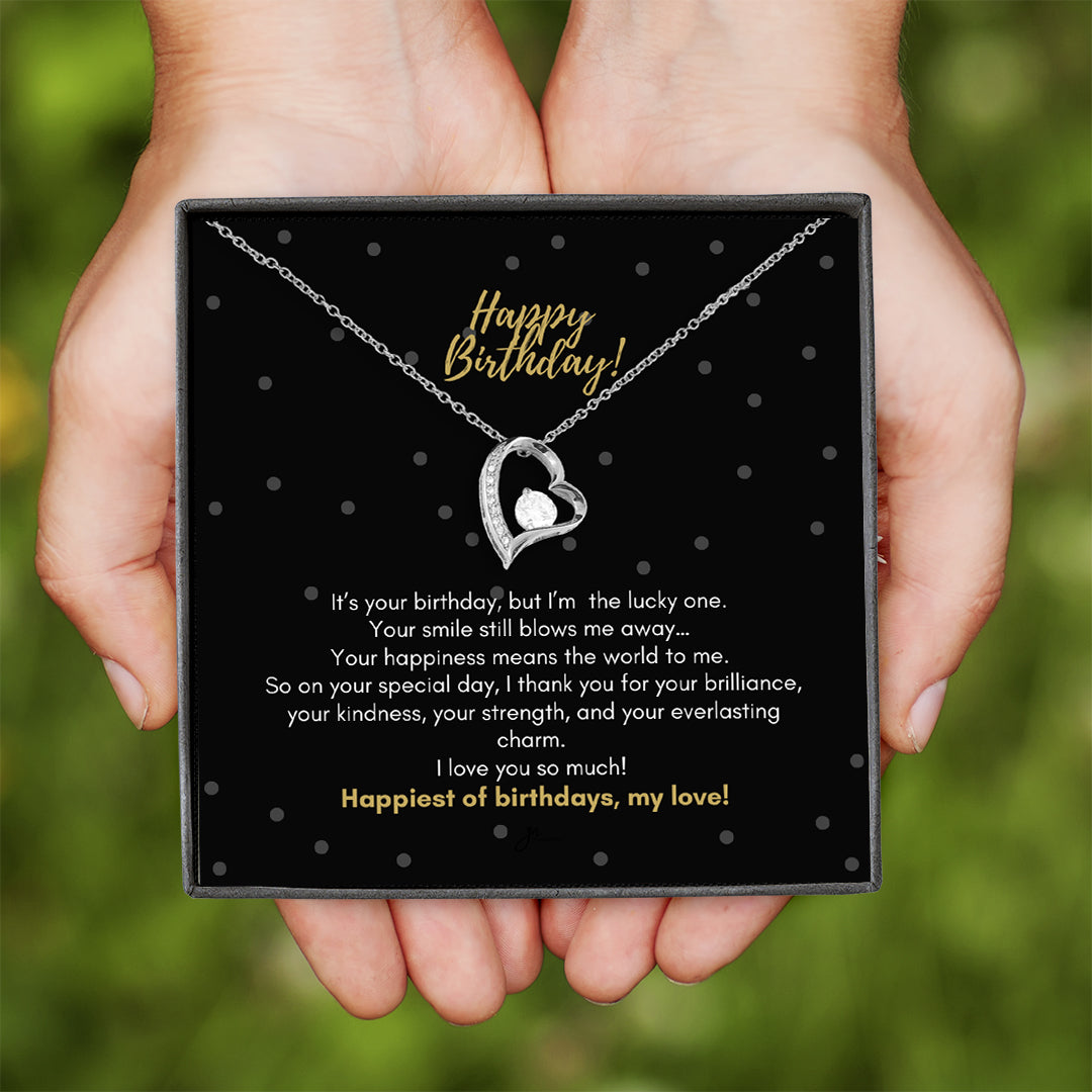 Forever Love Birthday Necklace - Your Everlasting Charm