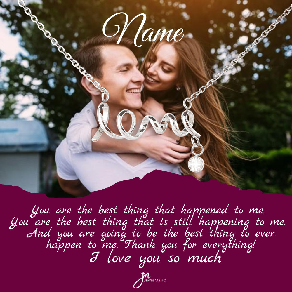 Best Thing Ever Custom Image Necklace