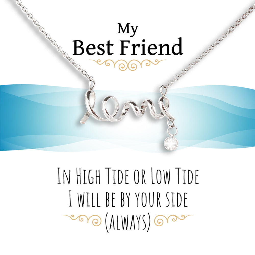 Friendship Necklace - I Will Be By Your Side
