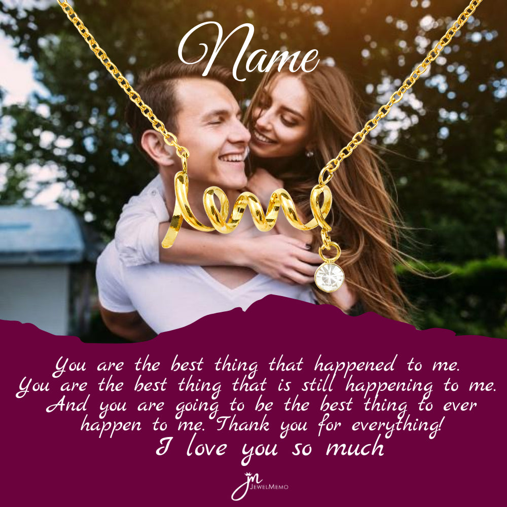 Best Thing Ever Custom Image Necklace