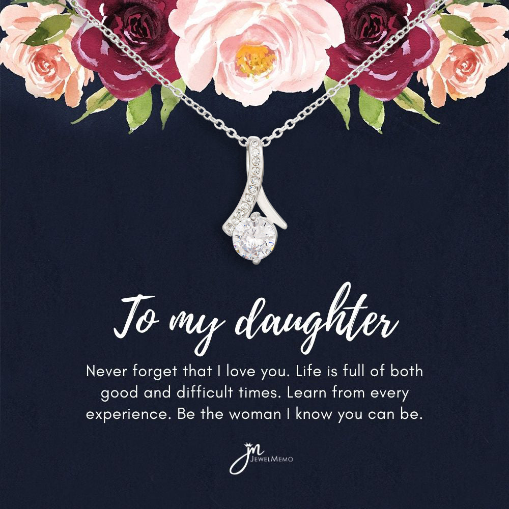 To My Daughter Alluring Beauty Necklace