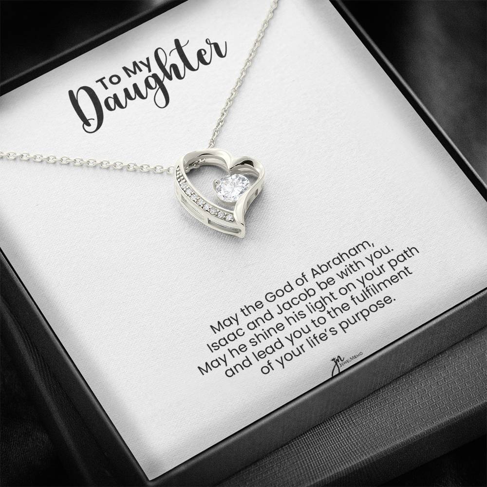 To My Daughter Forever Love Necklace - You're Life's Purpose