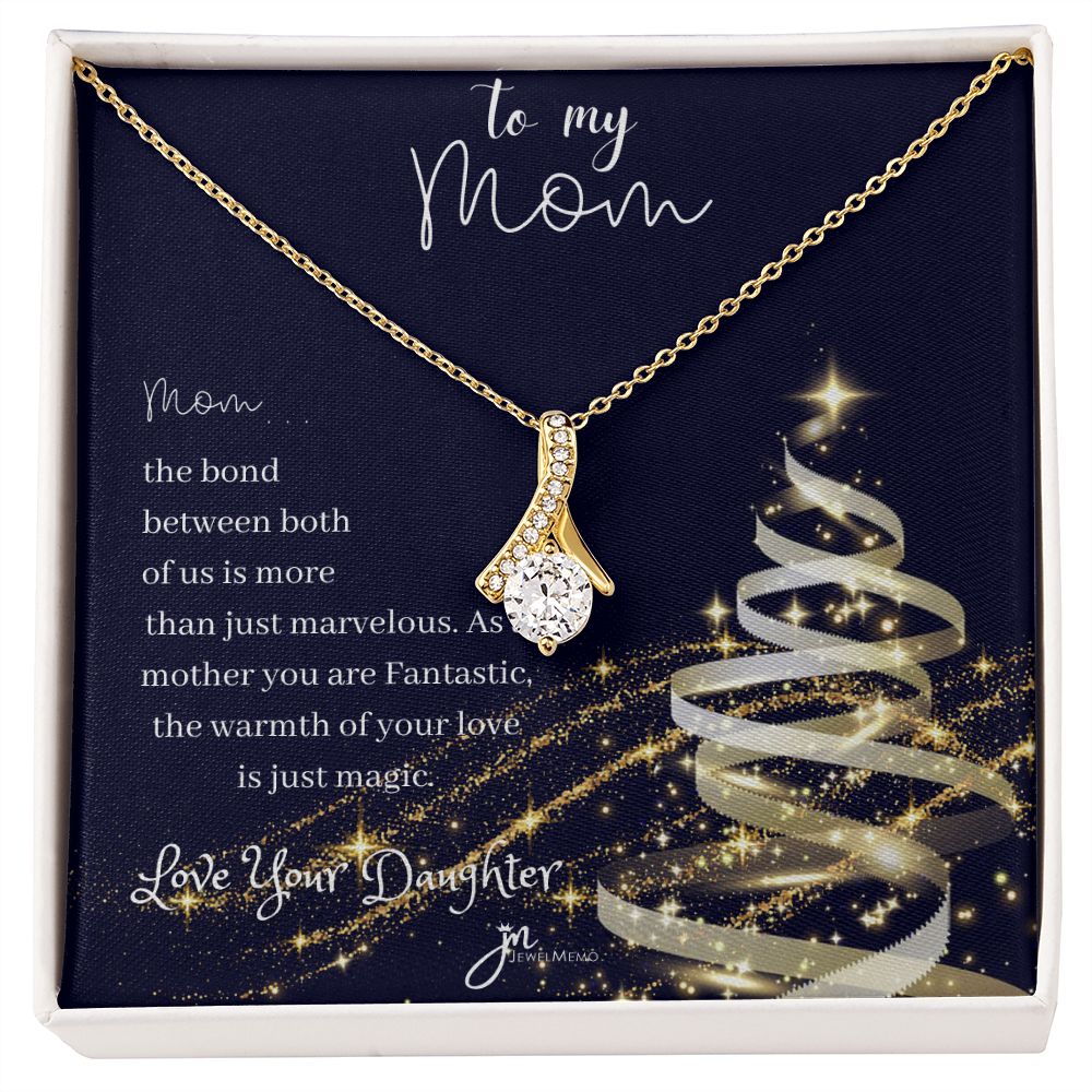 To My Mom Alluring Beauty Christmas Necklace
