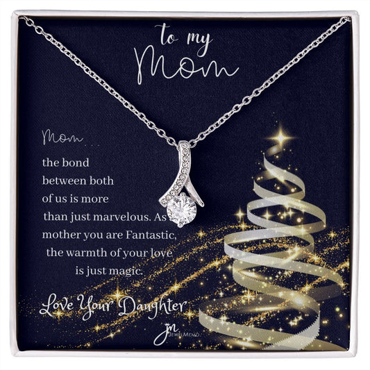 To My Mom Alluring Beauty Christmas Necklace
