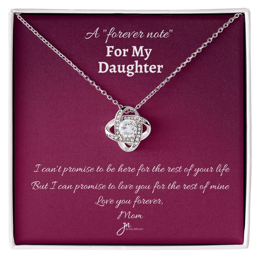 Promise To Love You Love Knot Necklace
