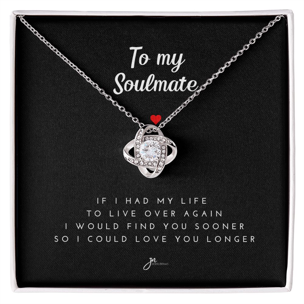 To Love You Longer Love Knot Necklace